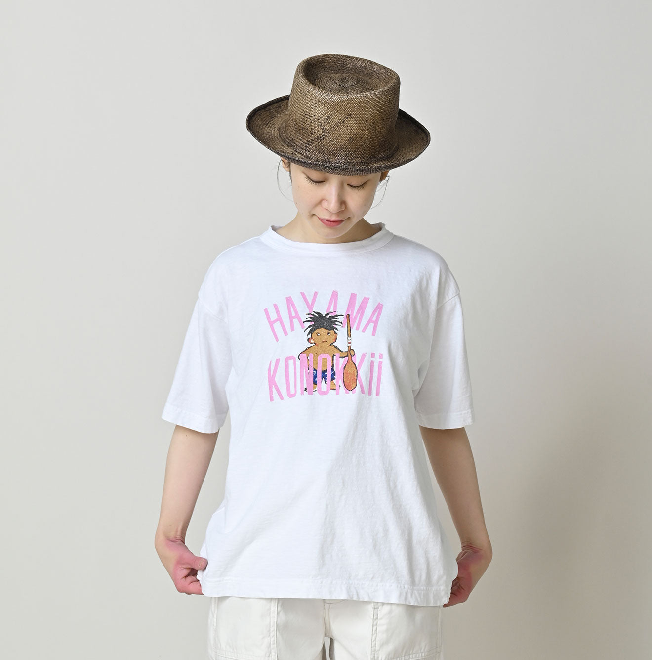 Streetwear Brand In Japan - Kaos T-Shirt Vintage Pink Logo 