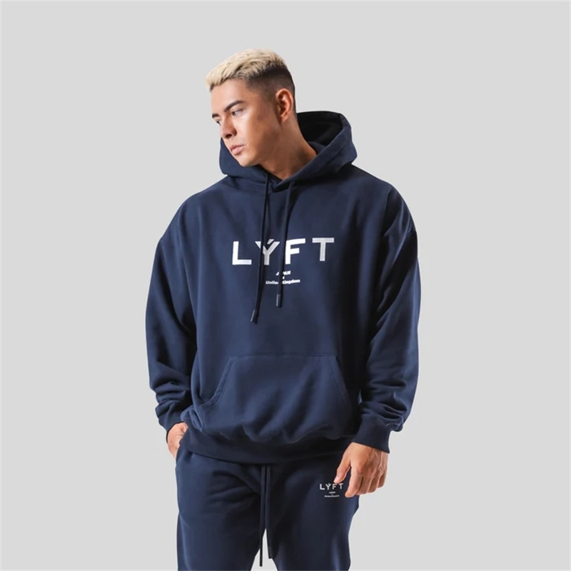 Streetwear Brand In Japan - LYFT hoodie pria LOGO klasik, Sweatshirt