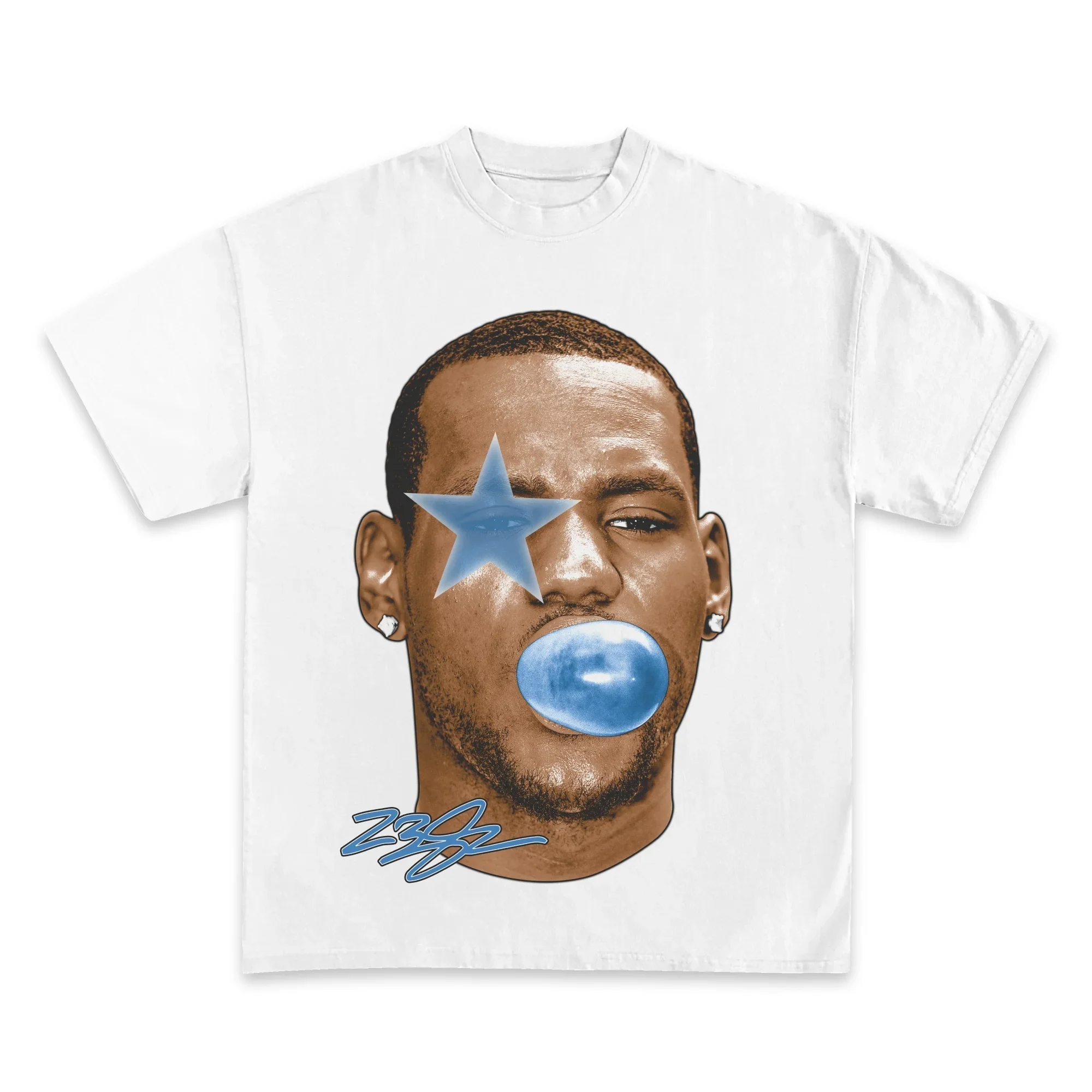 Streetwear Brand Shirts - Lebron James Kaus Bintang Basket Kaus