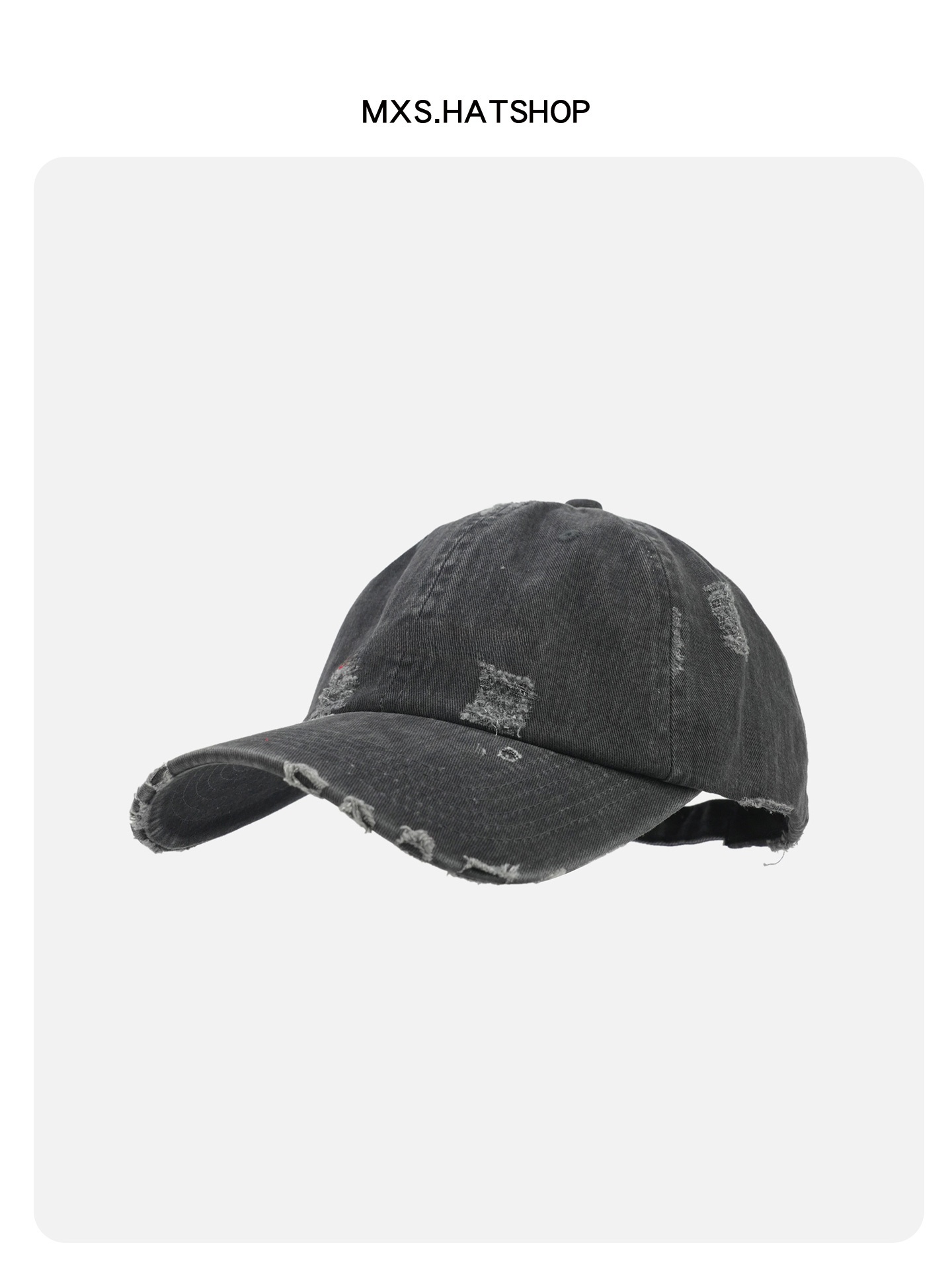 Streetwear Brand Red - Topi Bisbol Retro Washed Gaya Vintage
