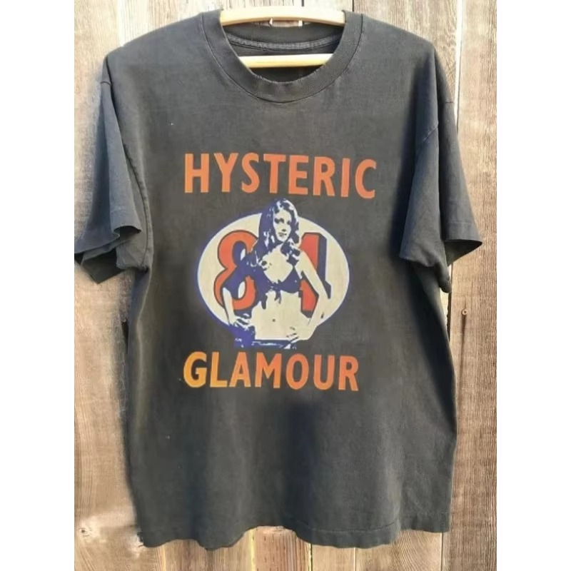 Japanese Brand Streetwear Vintage - Kaos Grafis Vintage 90-an Bergaya Pin
