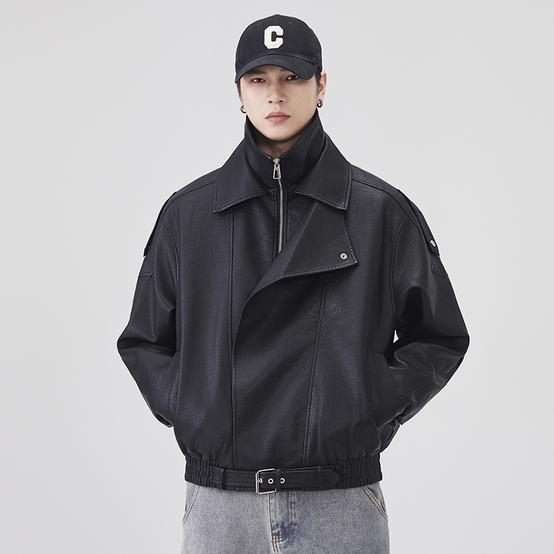 Streetwear Clothing Brands - Jaket Kulit Musim Gugur Musim Dingin