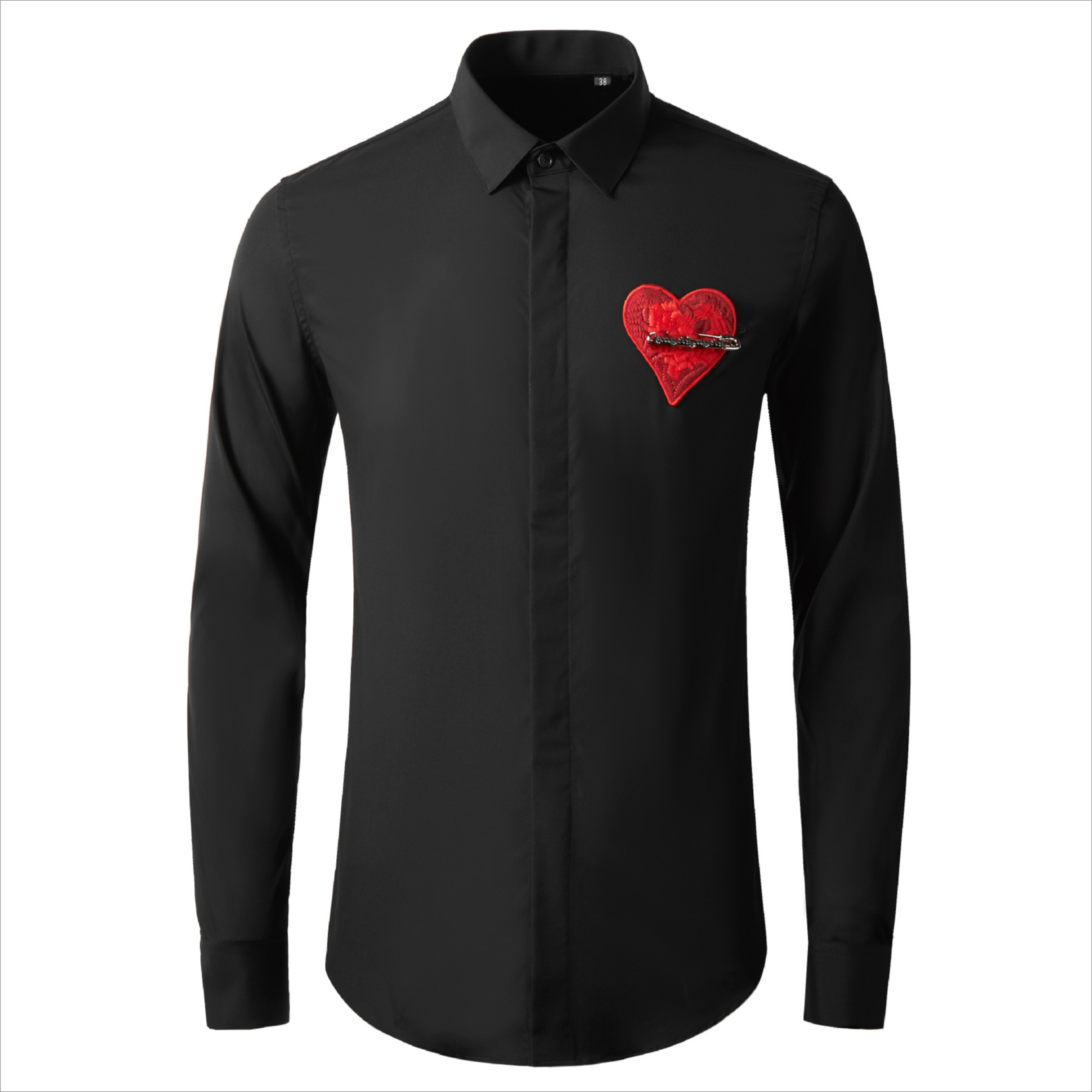 Streetwear Clothing Brands - Kemeja Bordir Cinta Rajutan Merek Kemeja
