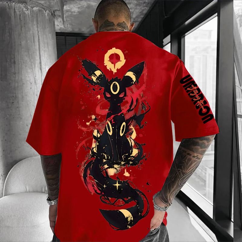 Streetwear Brand In Japan - Kaos Print Co-branding Pokémon Musim Panas