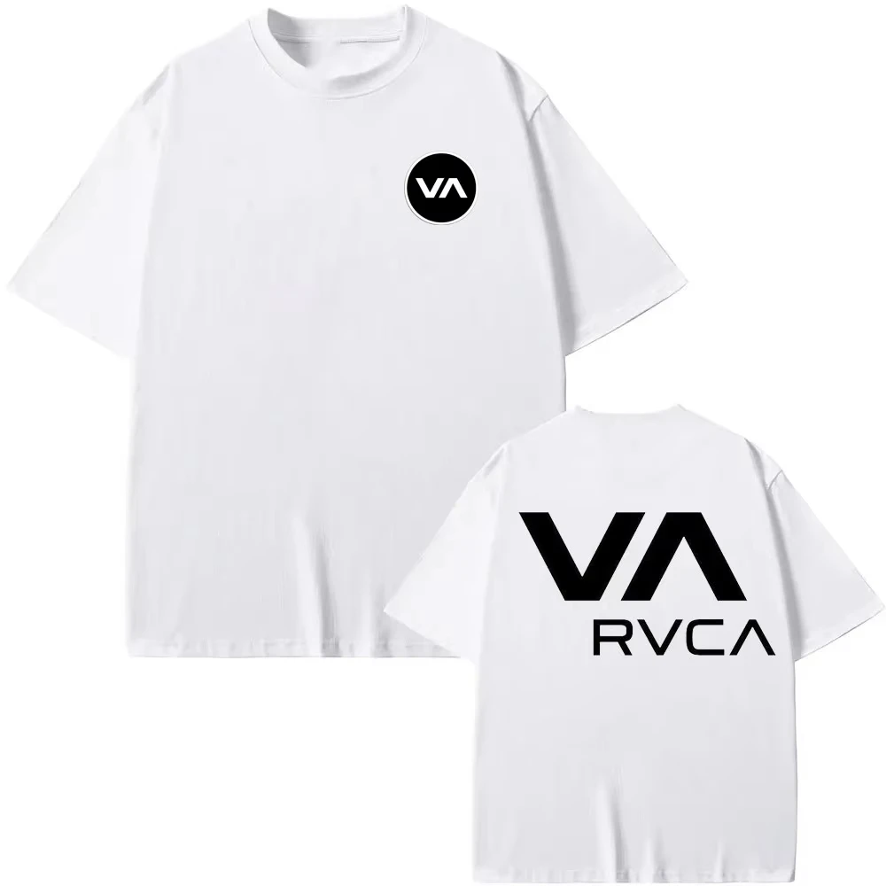 Streetwear Brand Shirts - RVCA T Shirt Hitam Tee Musim