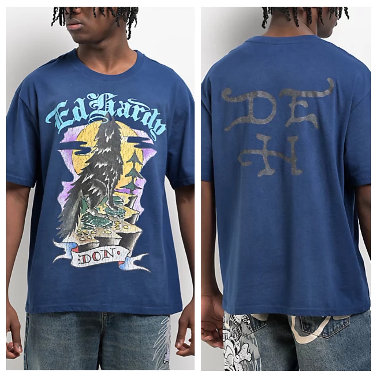 Tigers Ed Tattoo Art Street Tr - Streetwear Brand Shirts ulasan dan harga