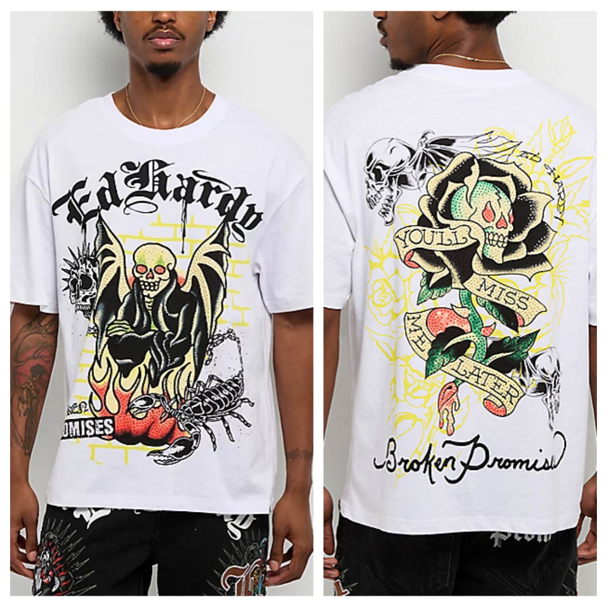 Tigers Ed Tattoo Art Street Tr - Streetwear Brand Shirts ulasan dan harga