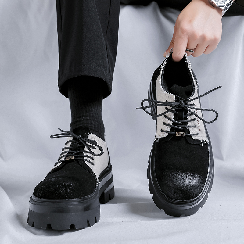 Sepatu Kulit Pria Model Square - Streetwear Brand In Japan ulasan dan harga