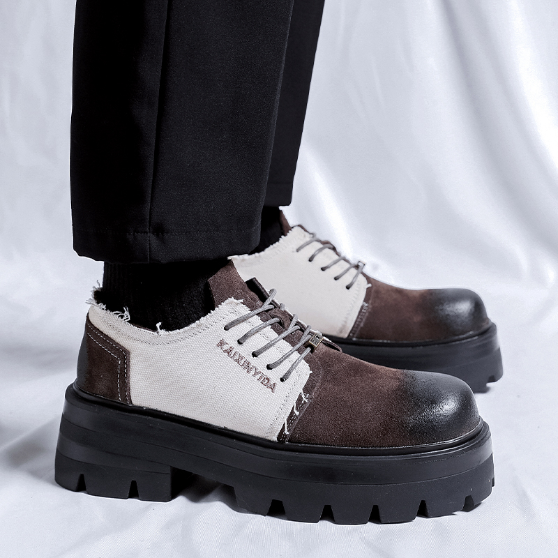 Sepatu Kulit Pria Model Square - Streetwear Brand In Japan ulasan dan harga