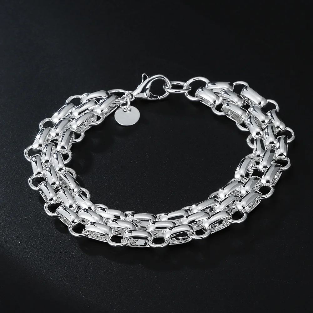 Gelang Rantai Temperamen Perak - Streetwear Brand Jewelry ulasan dan harga