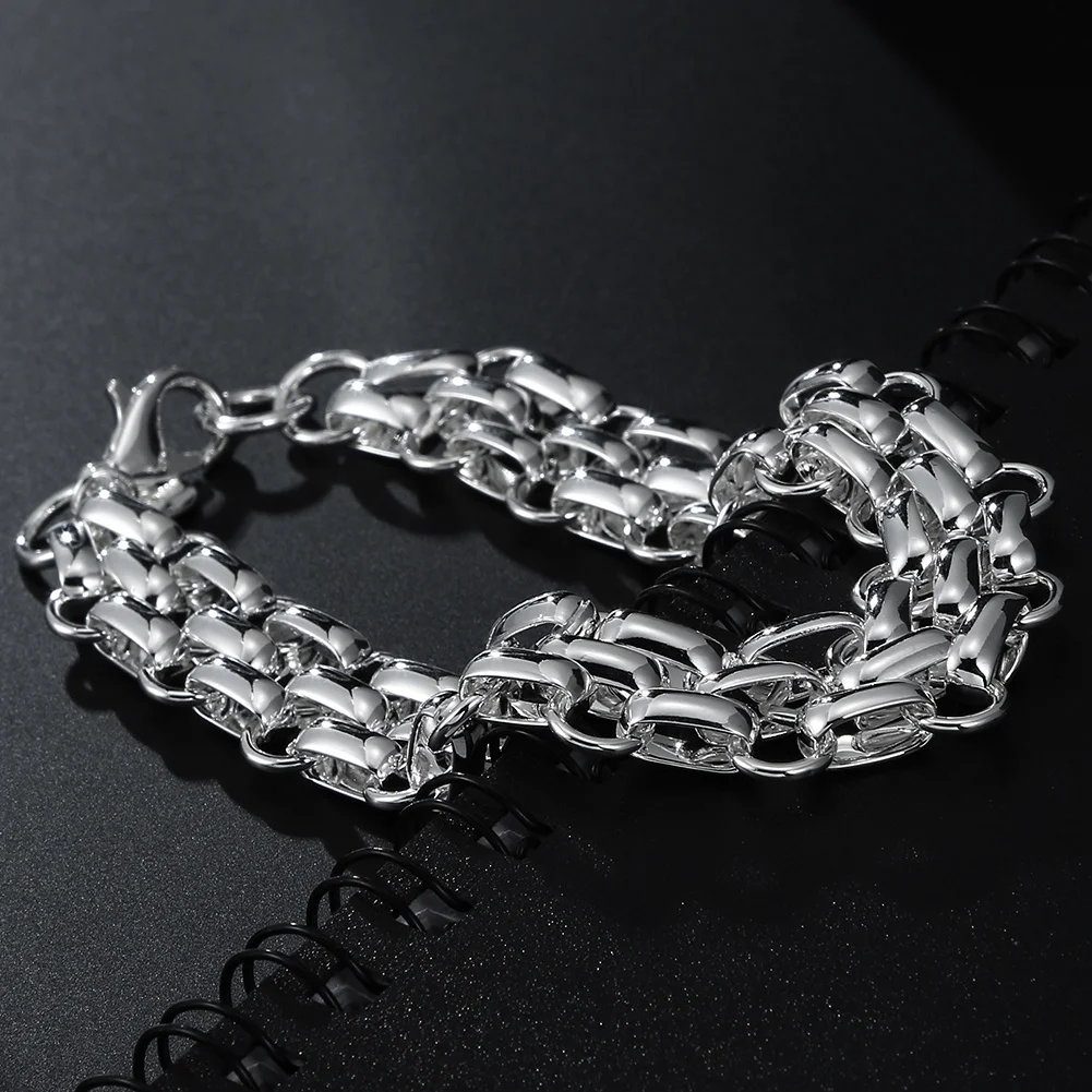 Gelang Rantai Temperamen Perak - Streetwear Brand Jewelry ulasan dan harga