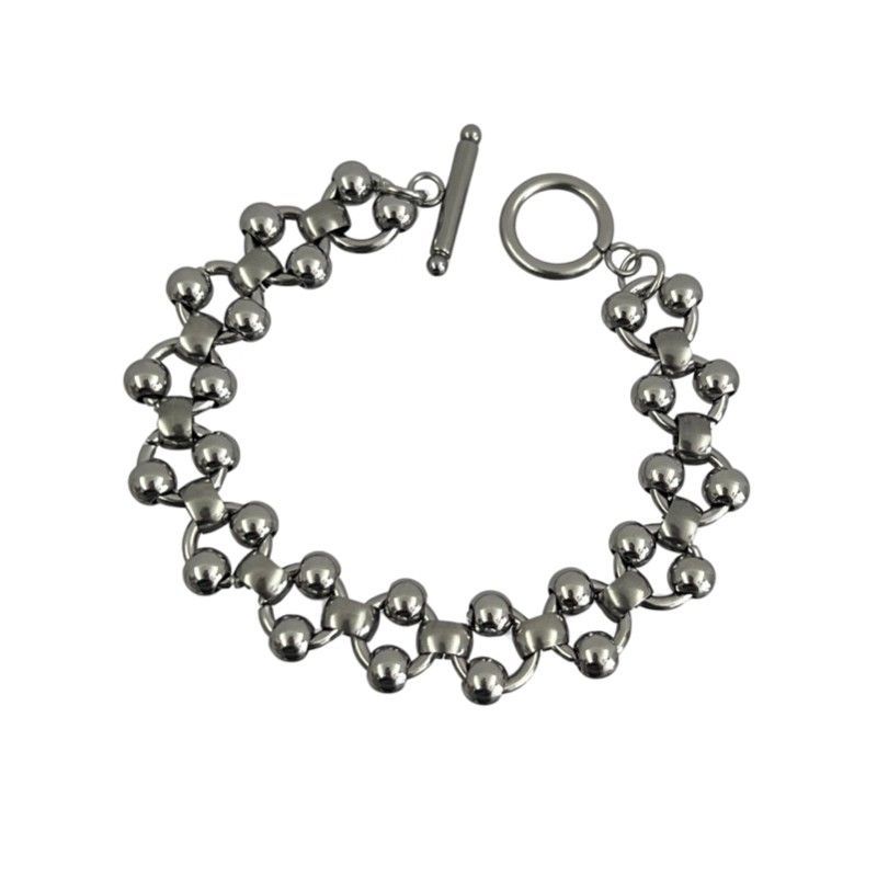 Gelang Manik Baja Berongga Gay - Streetwear Brand Jewelry ulasan dan harga