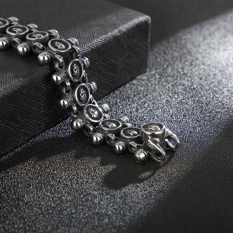 ​   Gelang Tengkorak Baja Tita - Streetwear Brand Jewelry ulasan dan harga