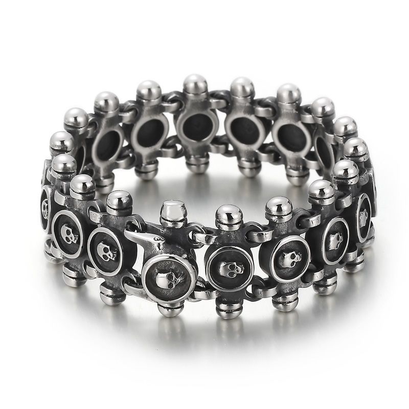 ​   Gelang Tengkorak Baja Tita - Streetwear Brand Jewelry ulasan dan harga