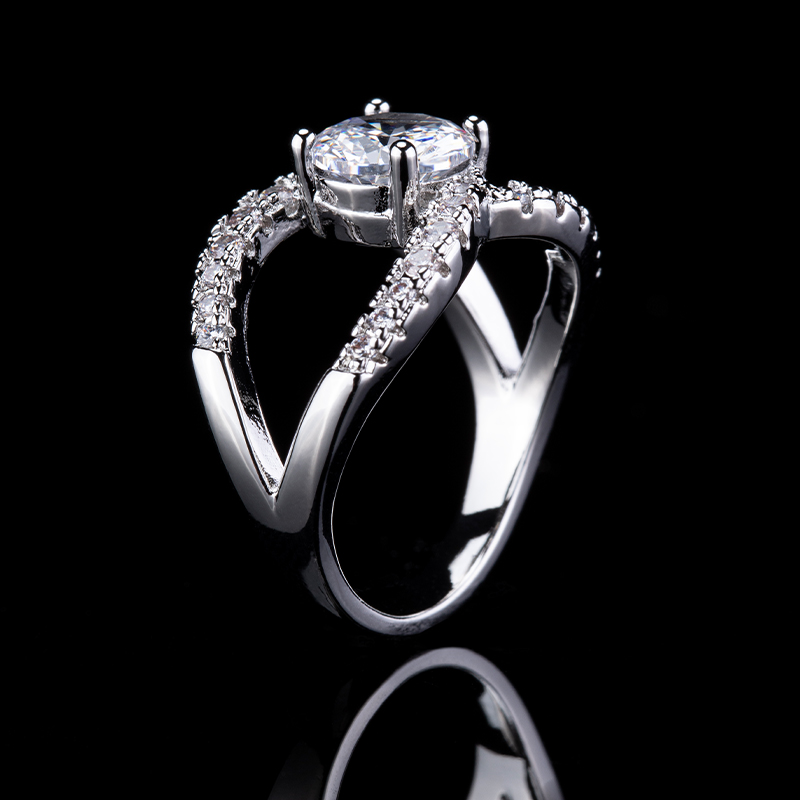 Cincin berlian Zirconia berkil - Streetwear Brand Jewelry ulasan dan harga