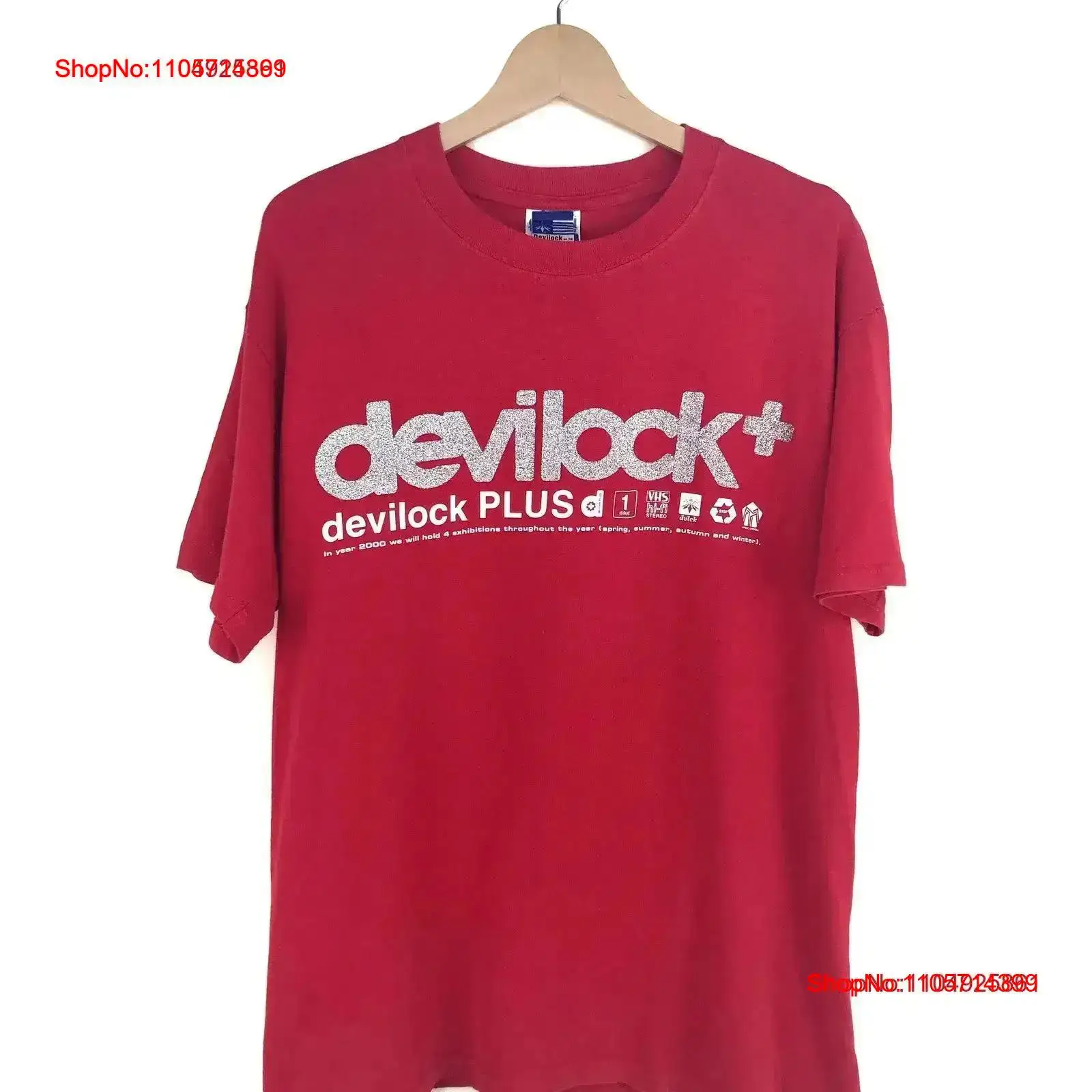 Kaos Vintage DEVILOCK PLUS str - Japanese Brand Streetwear Vintage ulasan dan harga