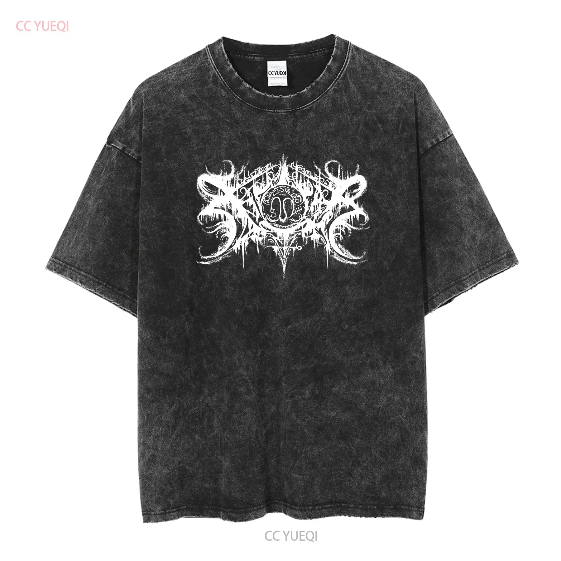 XASTHUR Kaus Baru Hitam Metal  - Streetwear Brand Shirts ulasan dan harga
