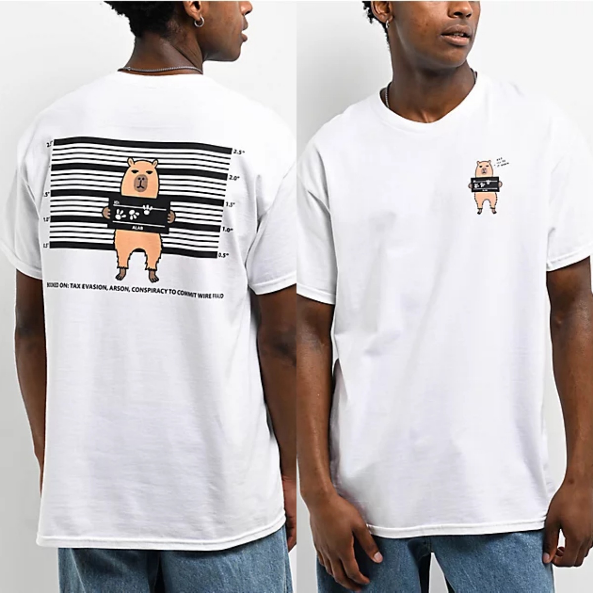 Kaos Katun Bergambar Parodi Gr - Off White Streetwear Brand ulasan dan harga