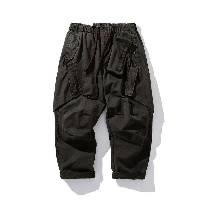 Celana Kasual Multi-saku 3D Me - Streetwear Brand Japanese ulasan dan harga